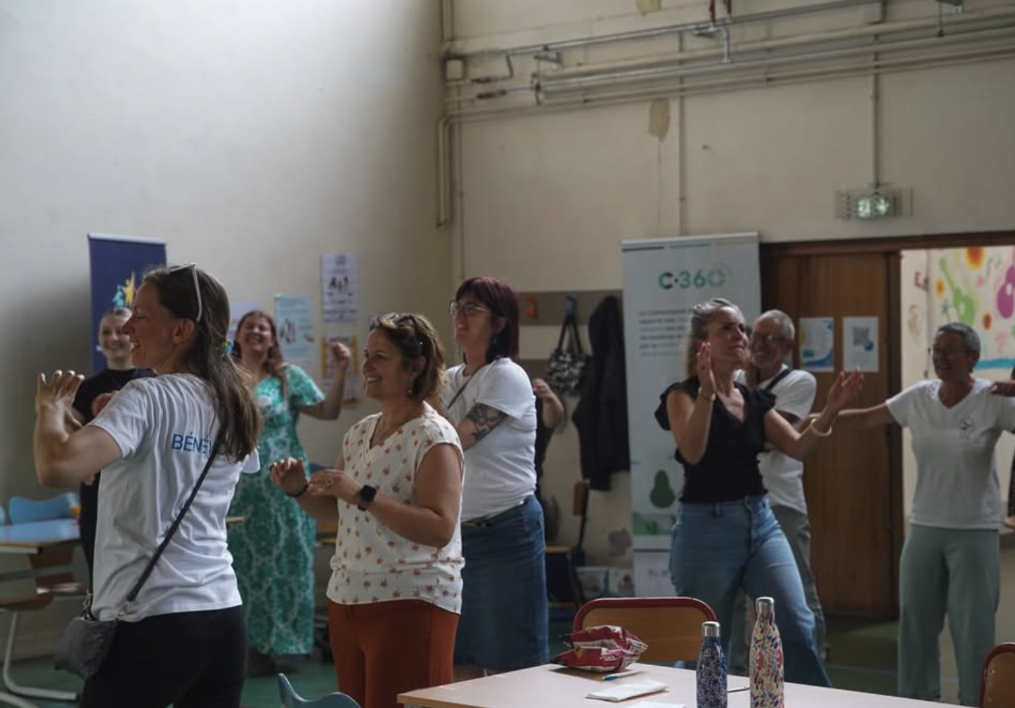 Moment convivial lors du salon NormHandi'Joy